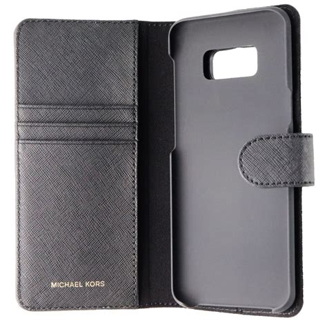 michael kors s8 plus case|Michael Kors Saffiano Leather Folio Phone Case for Galaxy S8 .